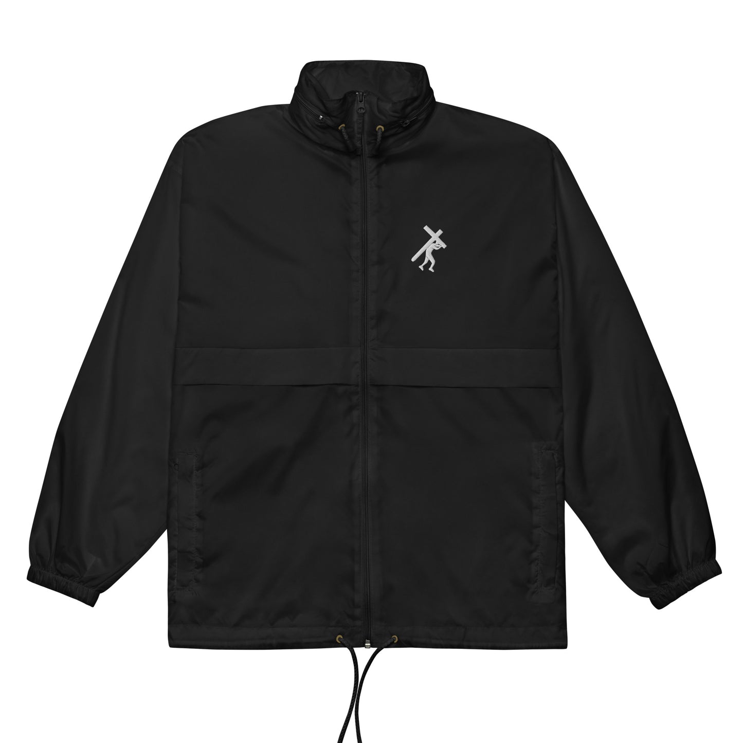 Brand Logo Embroidered Unisex windbreaker