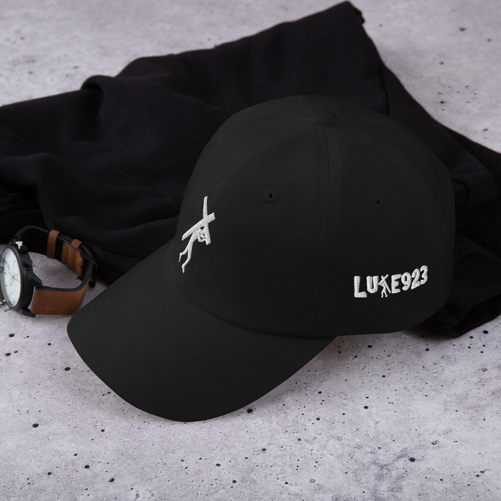 Brand Logo & Design Wht Embroidered Dad hat