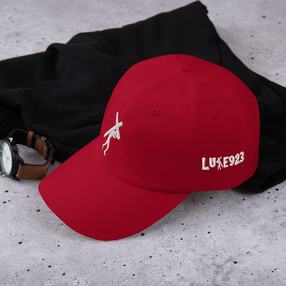 Brand Logo & Design Wht Embroidered Dad hat