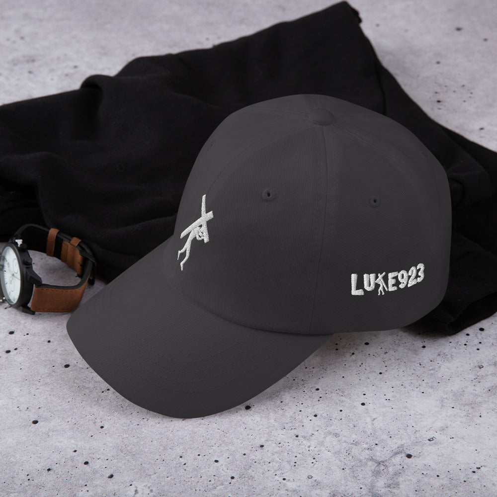 Brand Logo & Design Wht Embroidered Dad hat