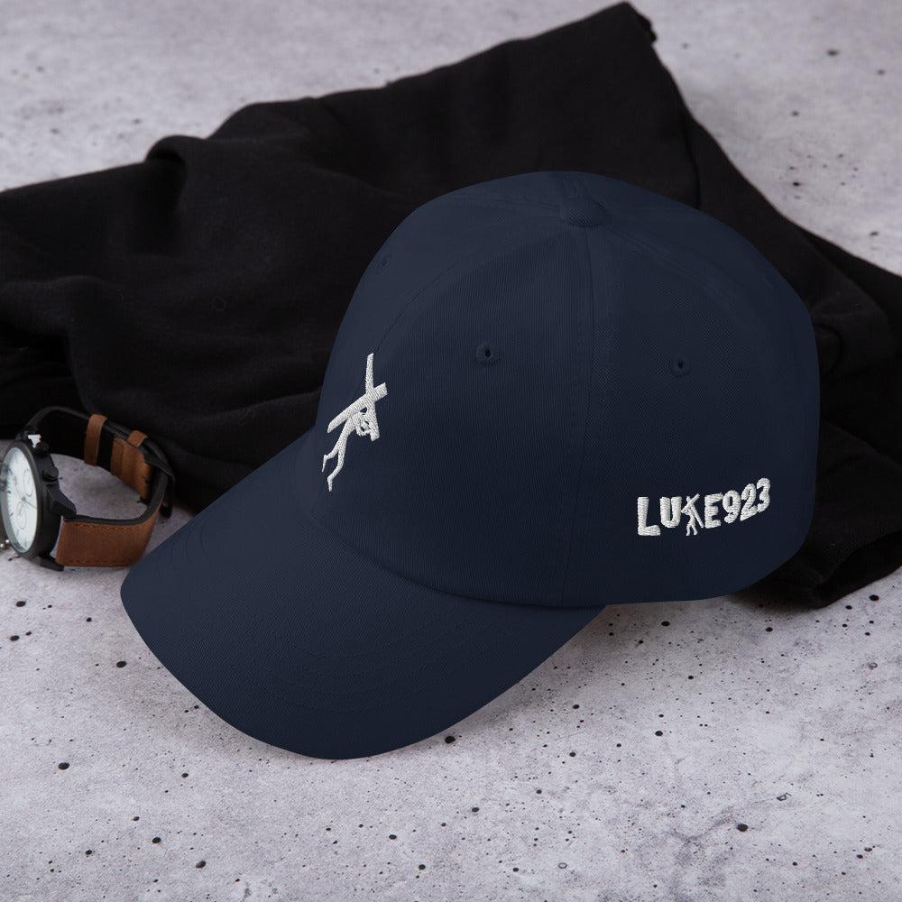 Brand Logo & Design Wht Embroidered Dad hat