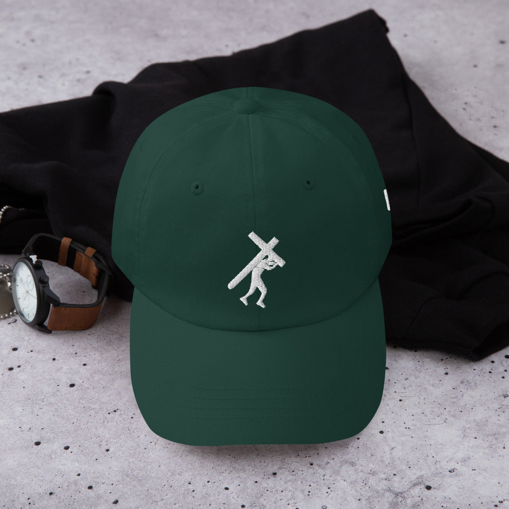 Brand Logo & Design Wht Embroidered Dad hat