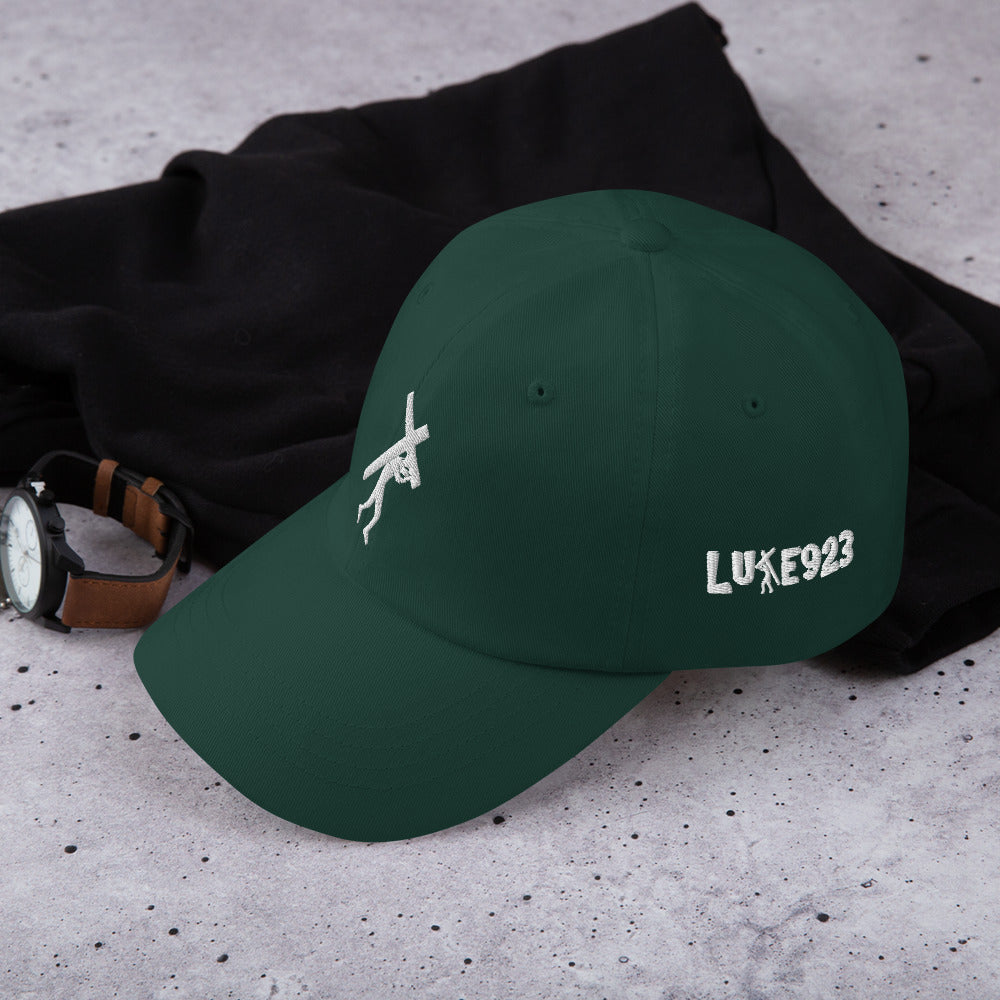 Brand Logo & Design Wht Embroidered Dad hat