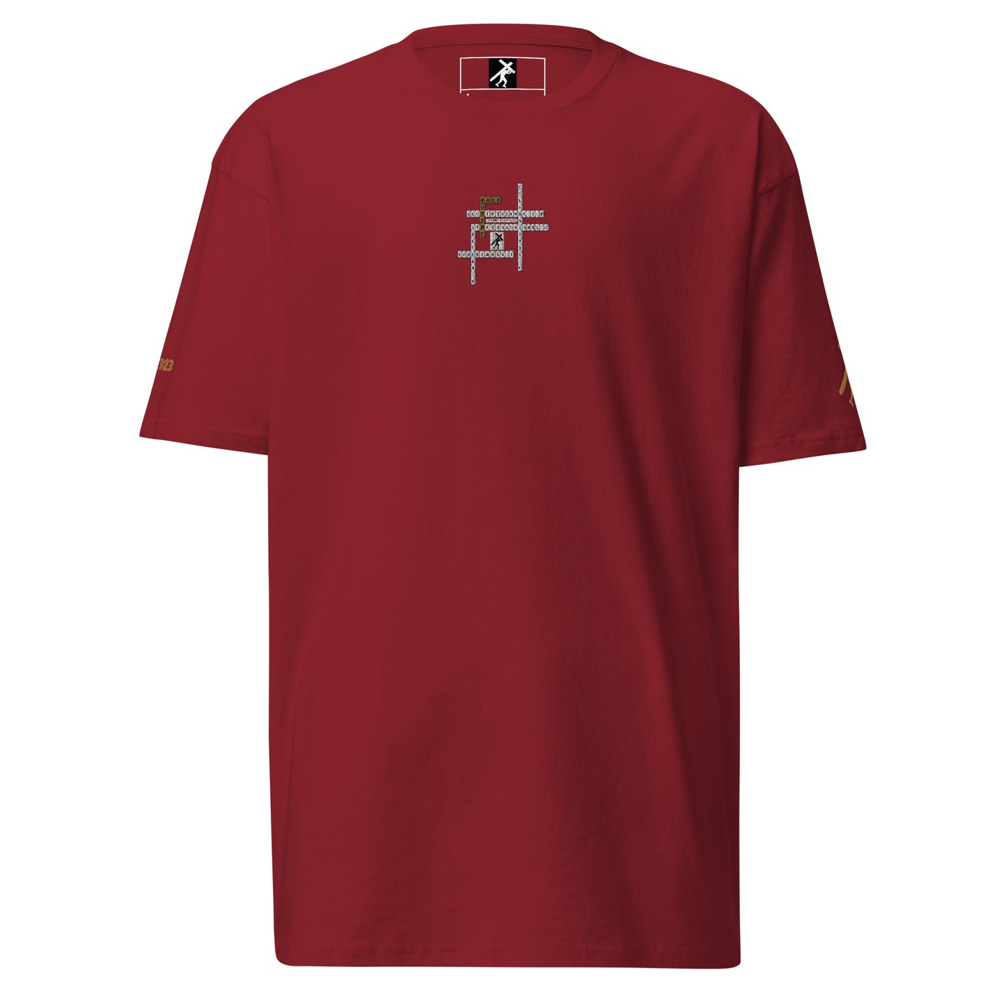 Walk Worthy Embroidered Men’s premium heavyweight tee