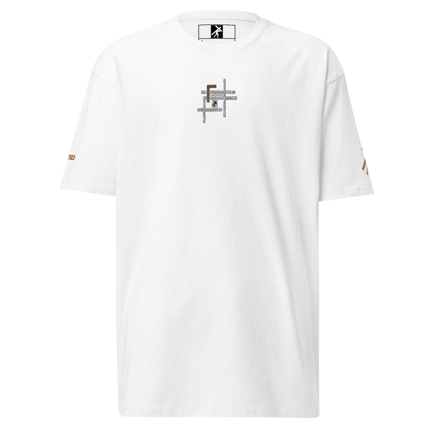 Walk Worthy Embroidered Men’s premium heavyweight tee