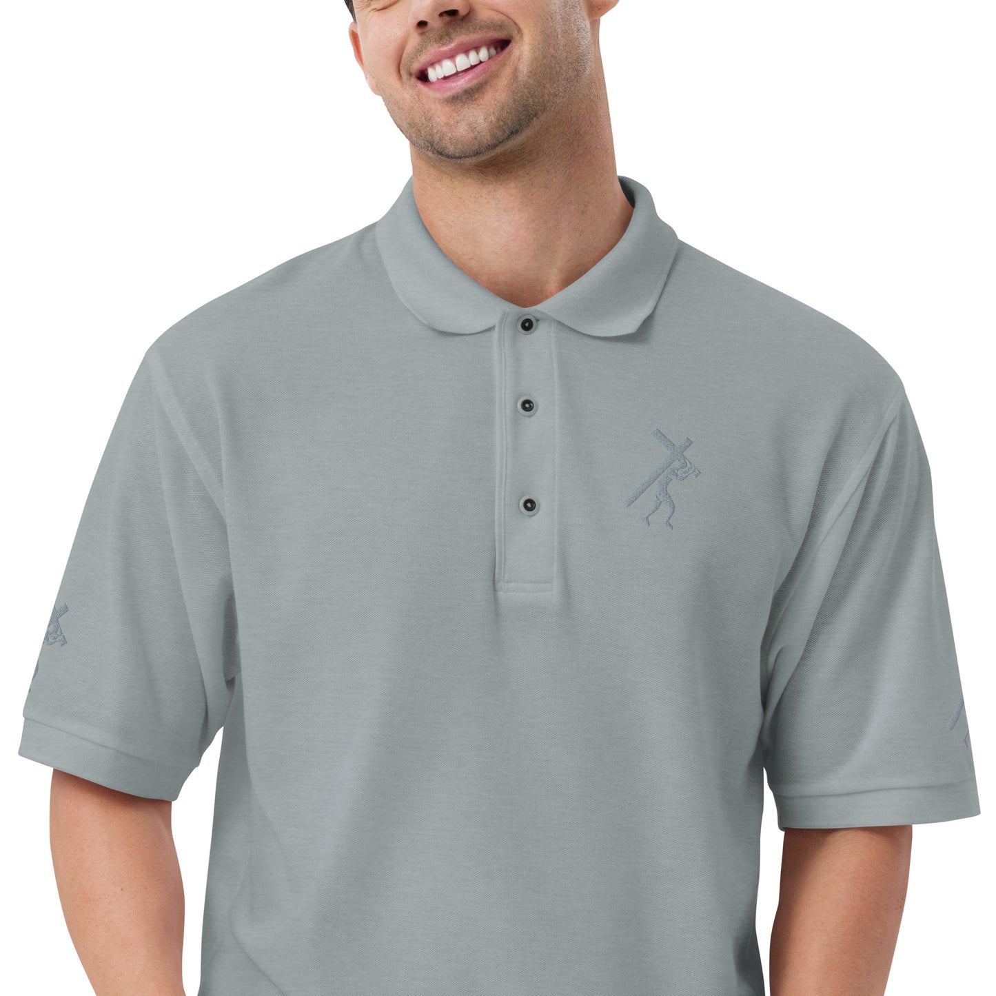 Brand Logo Embroidered Men's Premium Polo