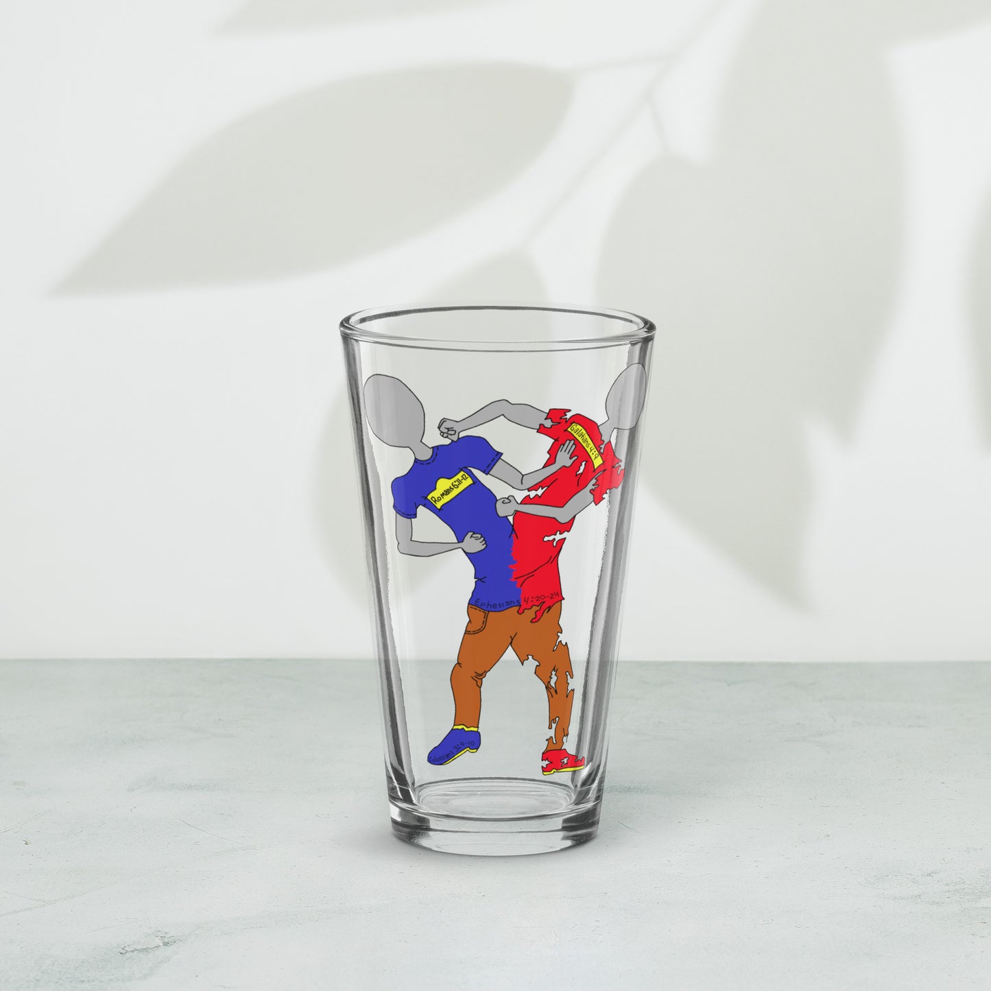 Personal Battle Shaker pint glass