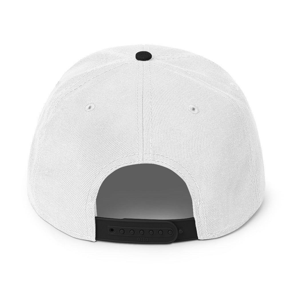 Brand Logo Embroidered Snapback Hat