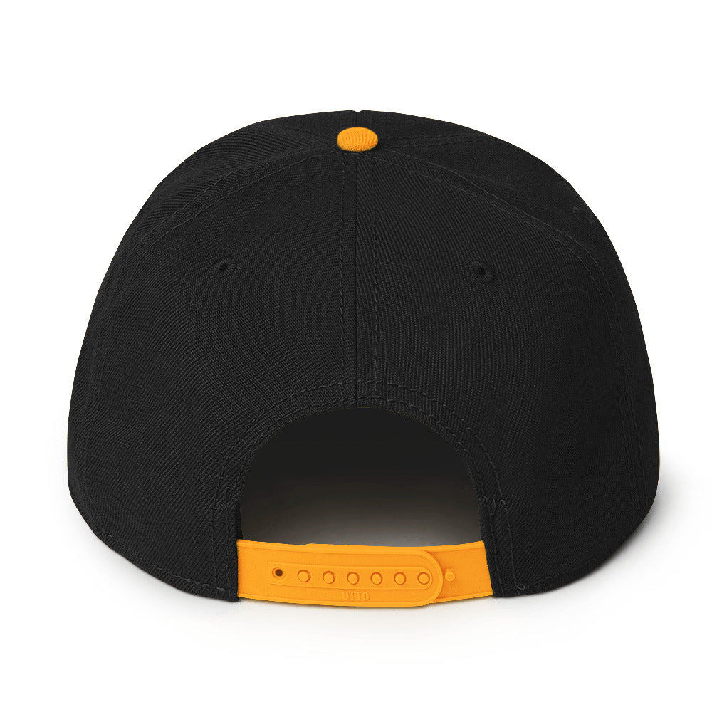 Brand Logo Embroidered Snapback Hat