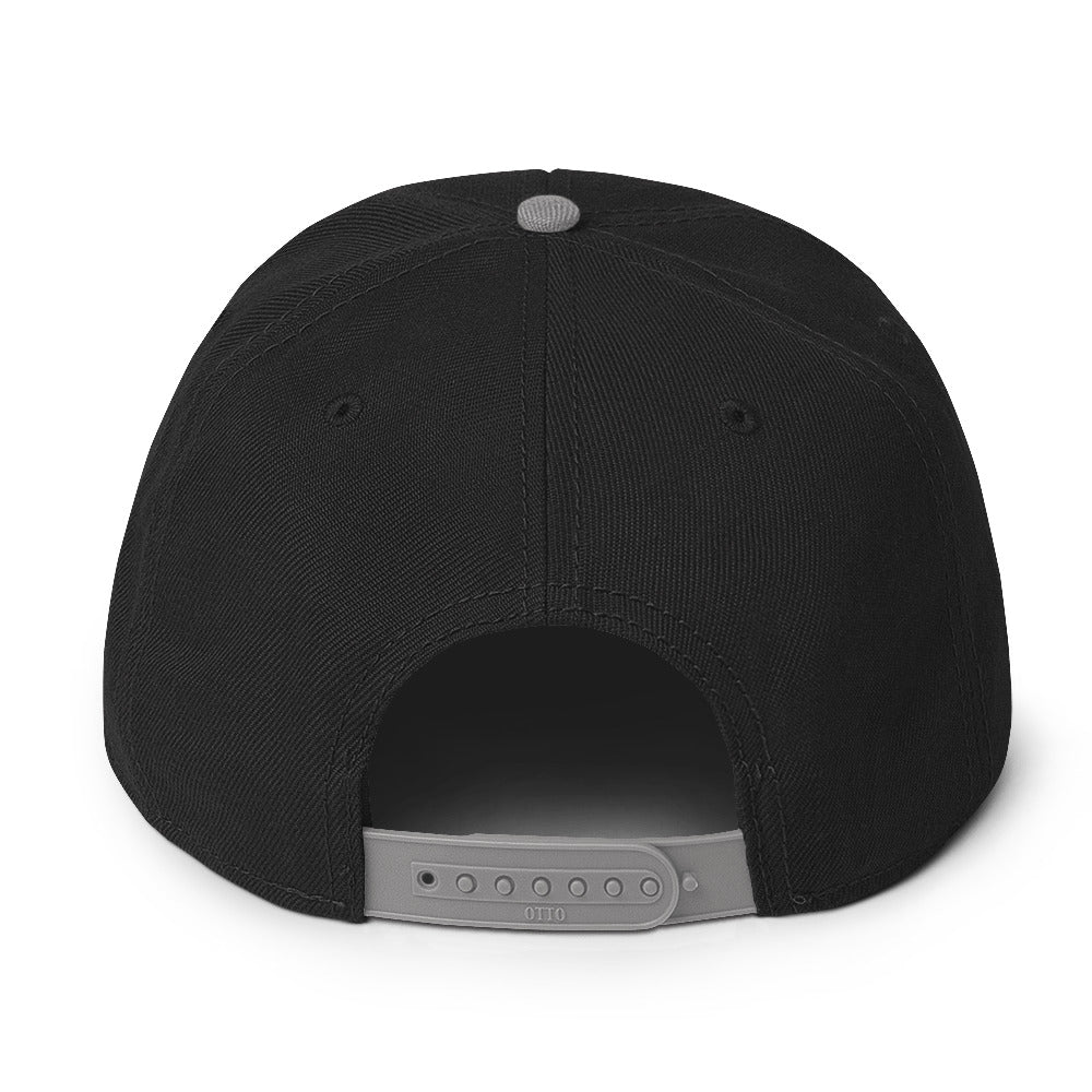 Brand Logo Embroidered Snapback Hat