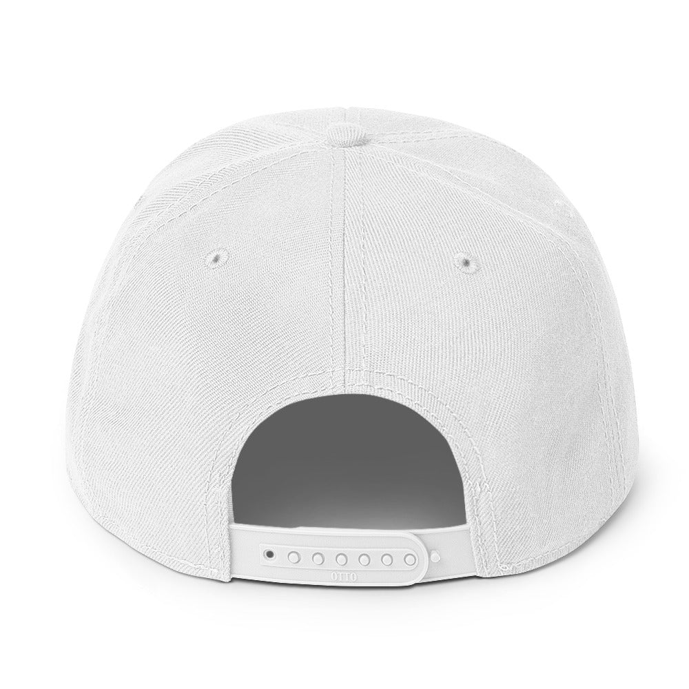 Brand Logo Embroidered Snapback Hat