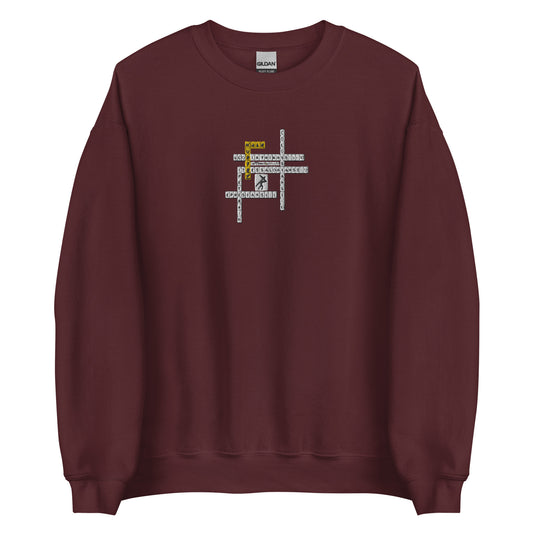 Walk Worthy  Embroidered  Unisex Sweatshirt