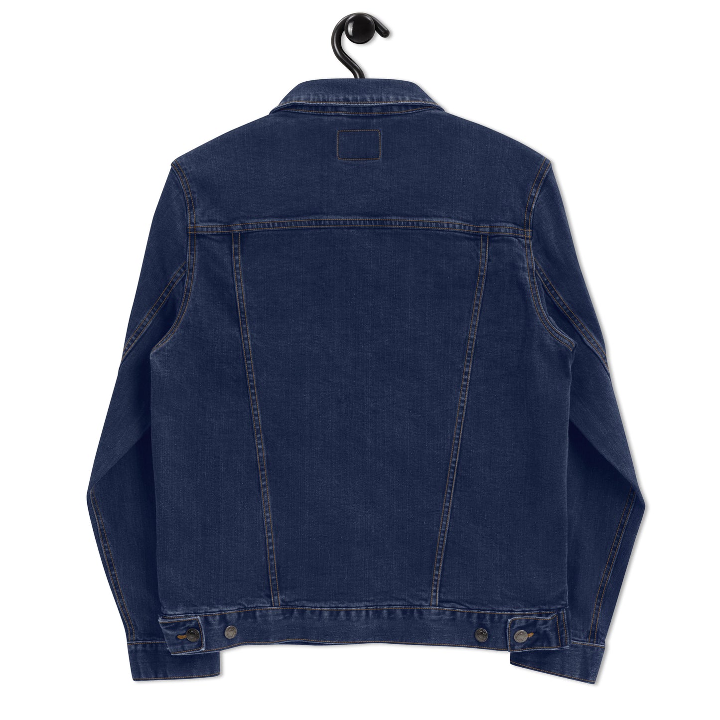 Brand Logo Embroidered Unisex Denim Jacket