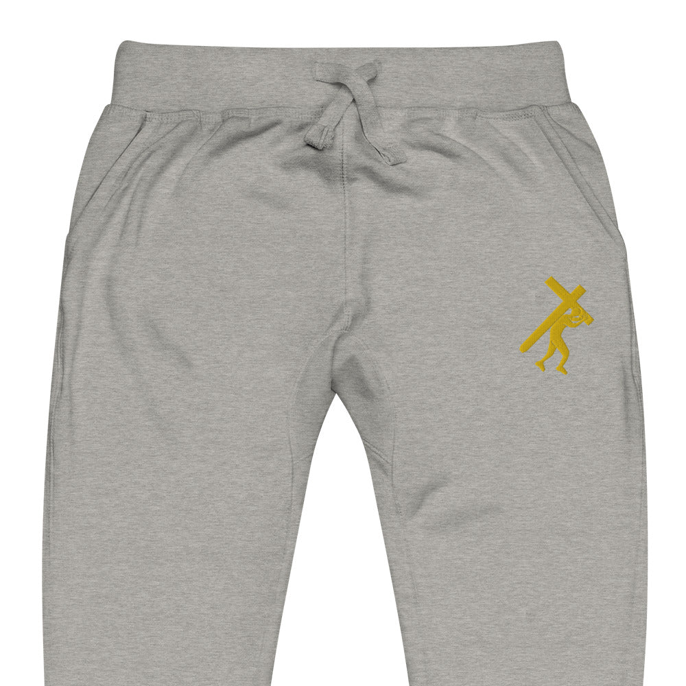 Brand Logo Embroidered Unisex fleece sweatpants