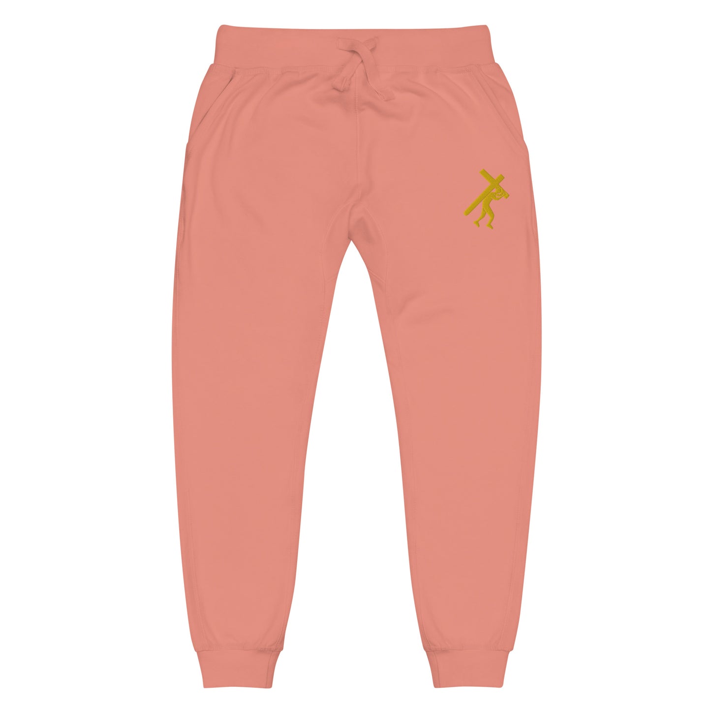 Brand Logo Embroidered Unisex fleece sweatpants