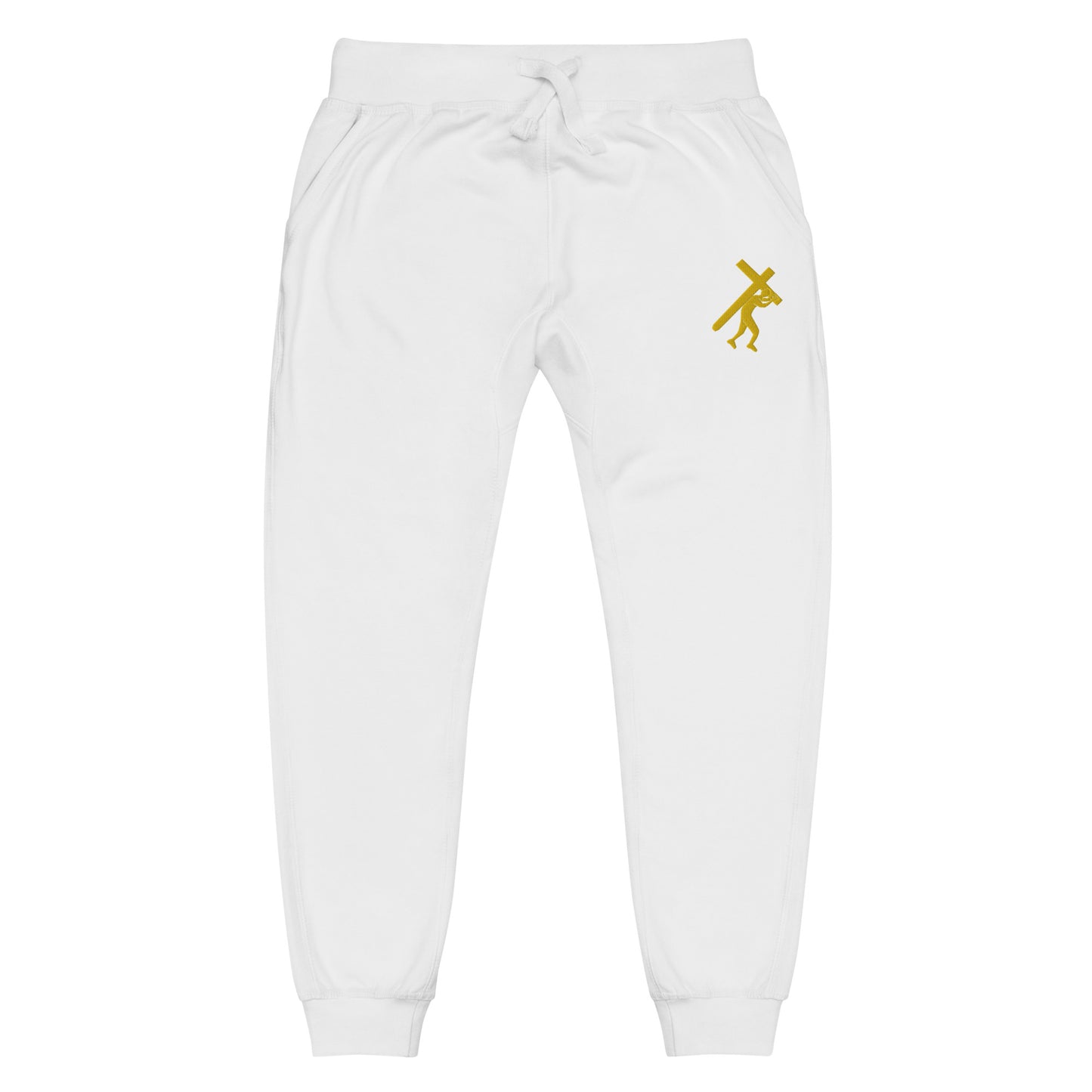 Brand Logo Embroidered Unisex fleece sweatpants