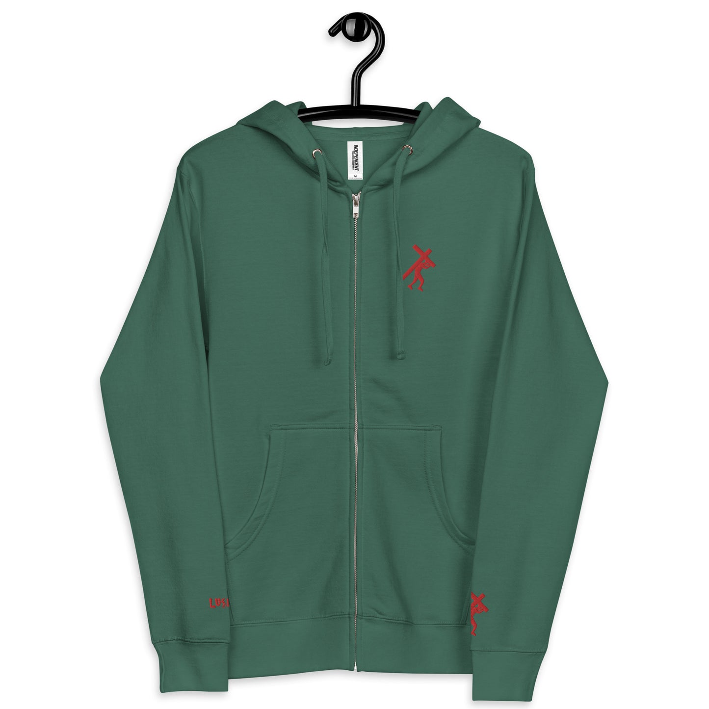 Love Letter Unisex fleece zip up hoodie