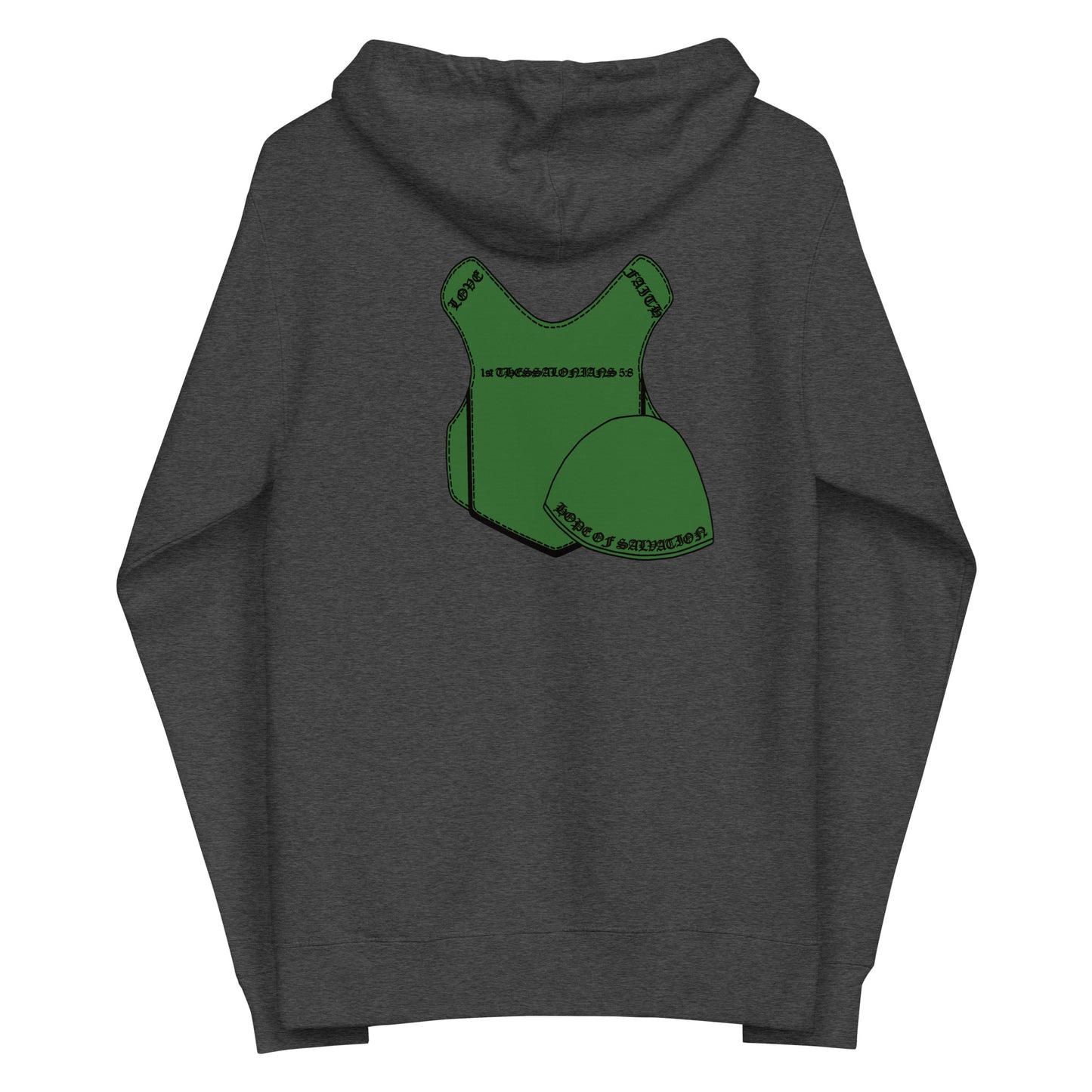 Godly Armor Unisex fleece zip up hoodie