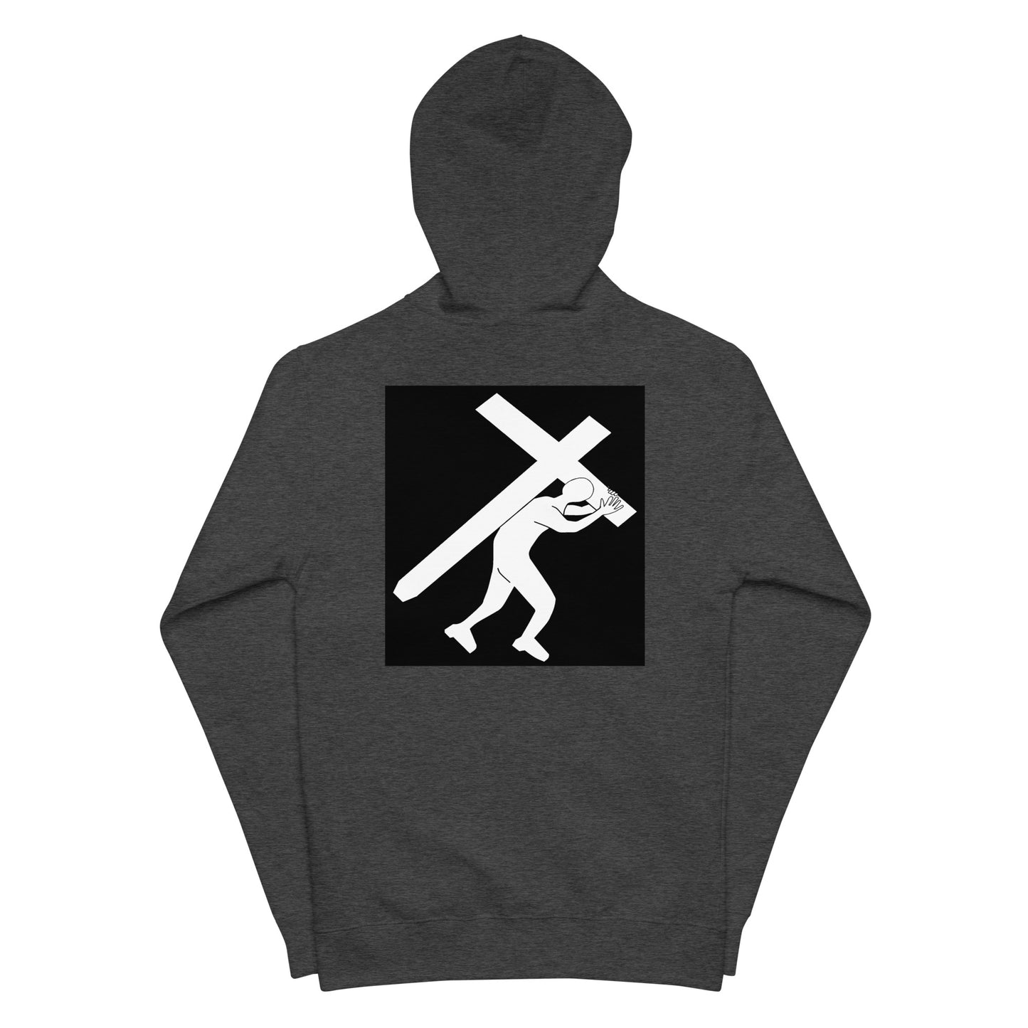 Brand Logo Unisex fleece zip up hoodie