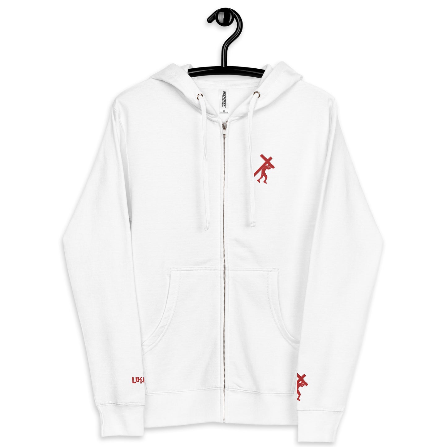 Love Letter Unisex fleece zip up hoodie