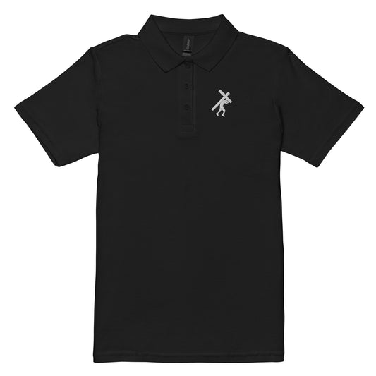 Brand Logo Embroidered Women’s pique polo shirt