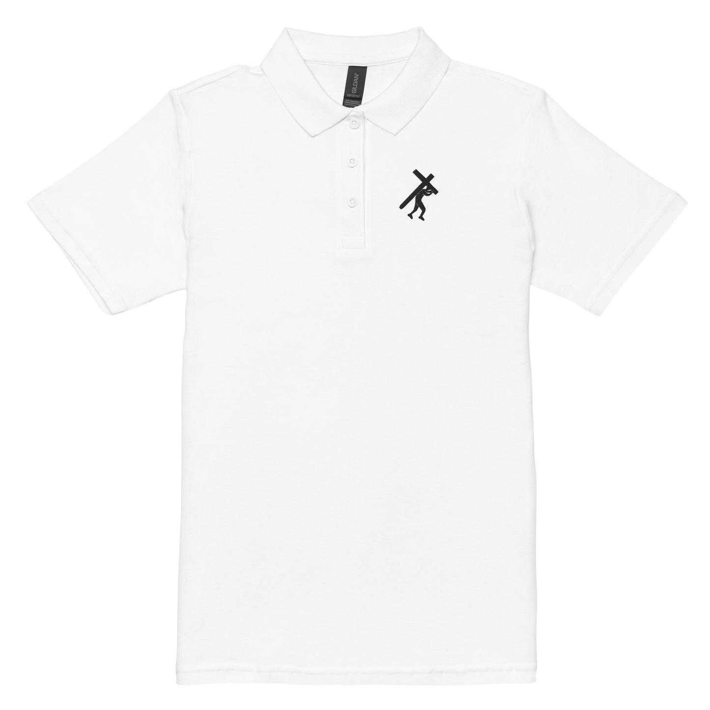 Brand Logo Embroidered Women’s pique polo shirt